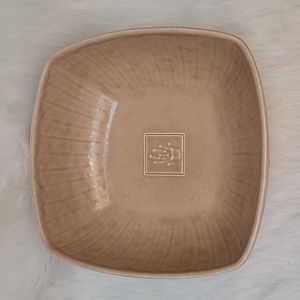 PFALTZGRAFF Naturewood Serenity Sand Farmhouse‎ 8" Square Vegetable Serving Bowl